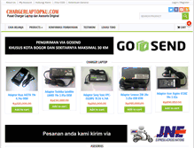 Tablet Screenshot of chargerlaptopku.com
